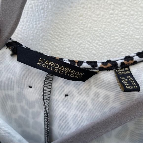 *50% OFF! Kardashian Kollection leopard cheetah dress XL - Picture 8 of 8